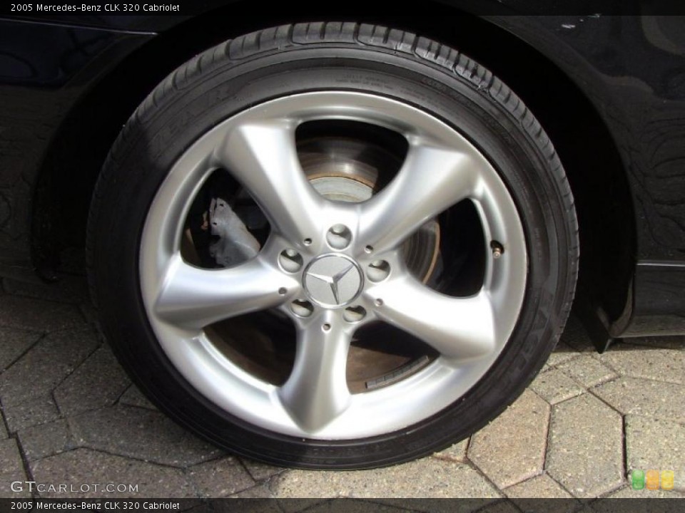 2005 Mercedes-Benz CLK 320 Cabriolet Wheel and Tire Photo #46665209