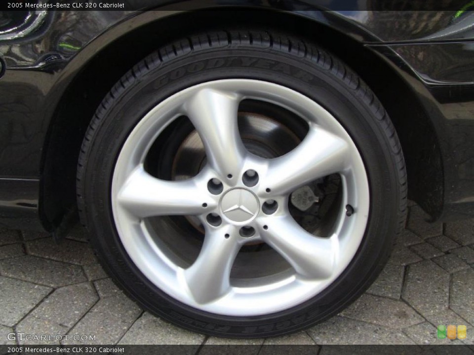2005 Mercedes-Benz CLK 320 Cabriolet Wheel and Tire Photo #46665227