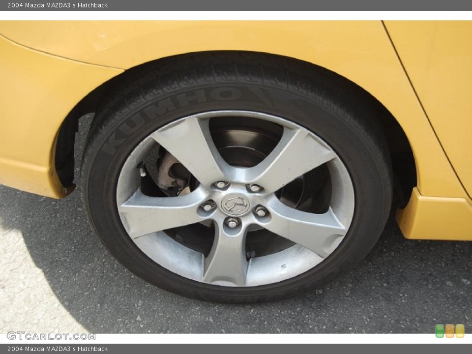 2004 Mazda MAZDA3 s Hatchback Wheel and Tire Photo #46668890