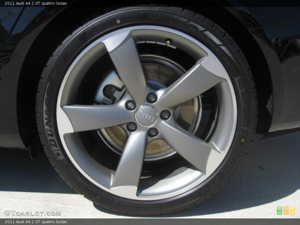 2011 Audi A4 2.0T quattro Sedan Wheel and Tire Photo #46670540