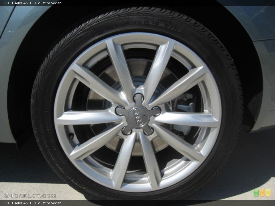 2011 Audi A6 3.0T quattro Sedan Wheel and Tire Photo #46670672
