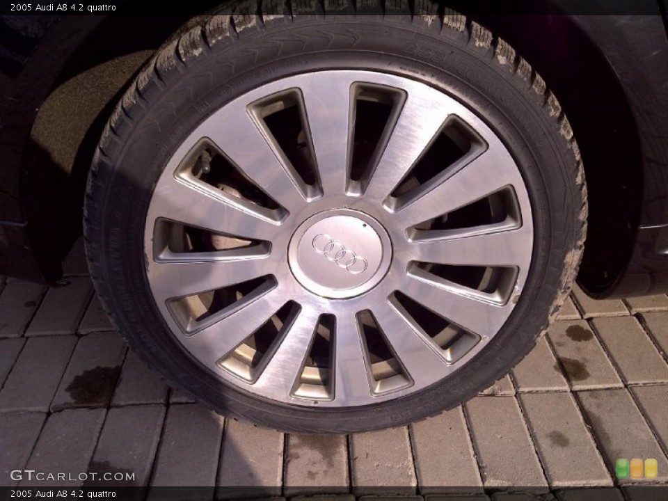 2005 Audi A8 4.2 quattro Wheel and Tire Photo #46672859