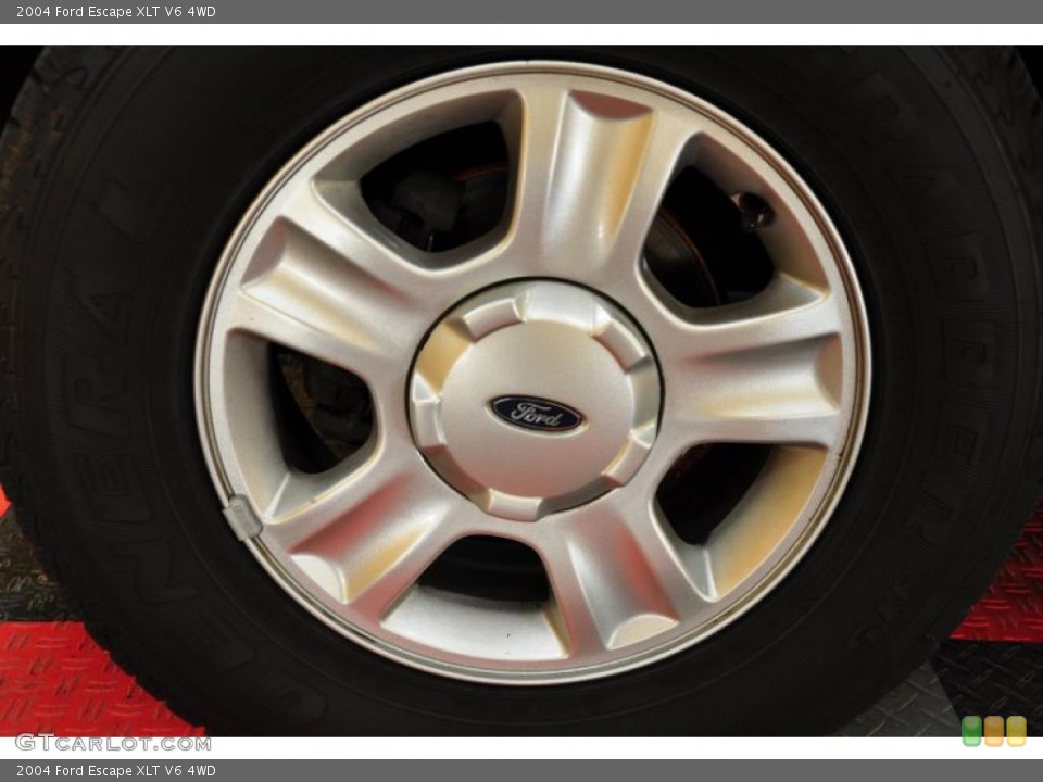 2004 Ford Escape XLT V6 4WD Wheel and Tire Photo #46673351
