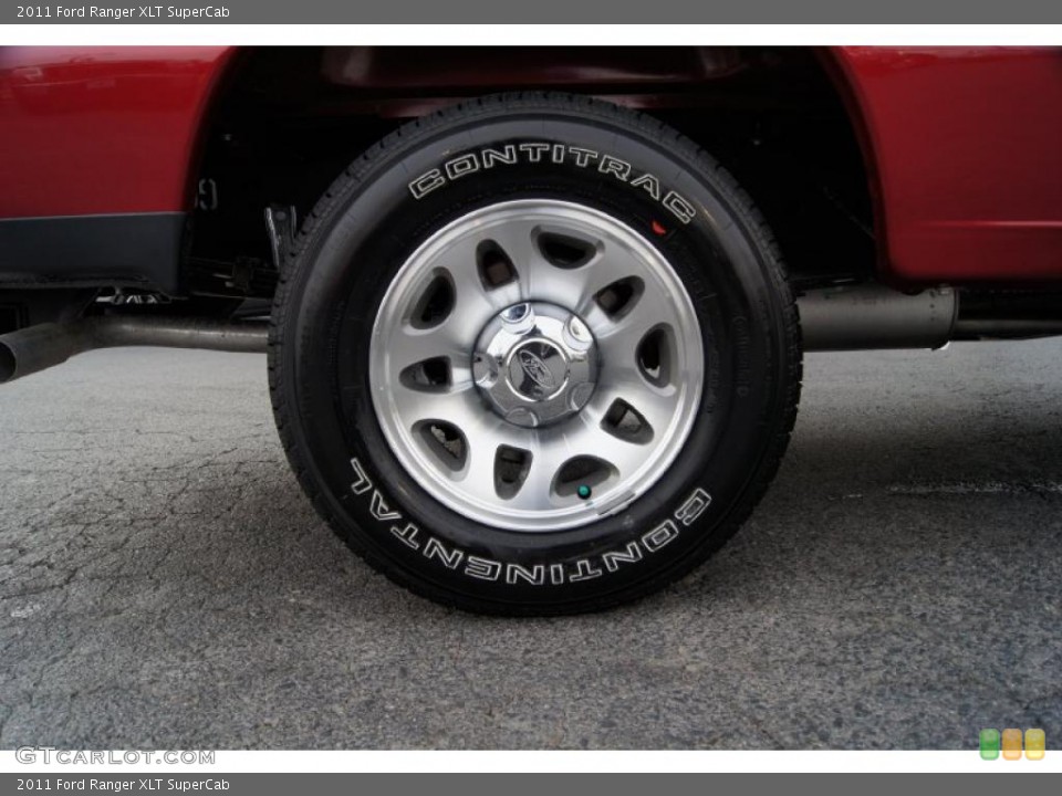 2011 Ford Ranger XLT SuperCab Wheel and Tire Photo #46674455