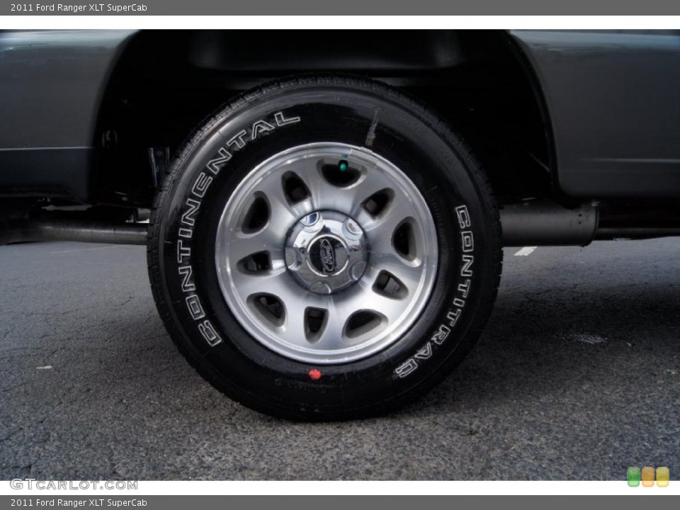 2011 Ford Ranger XLT SuperCab Wheel and Tire Photo #46674890