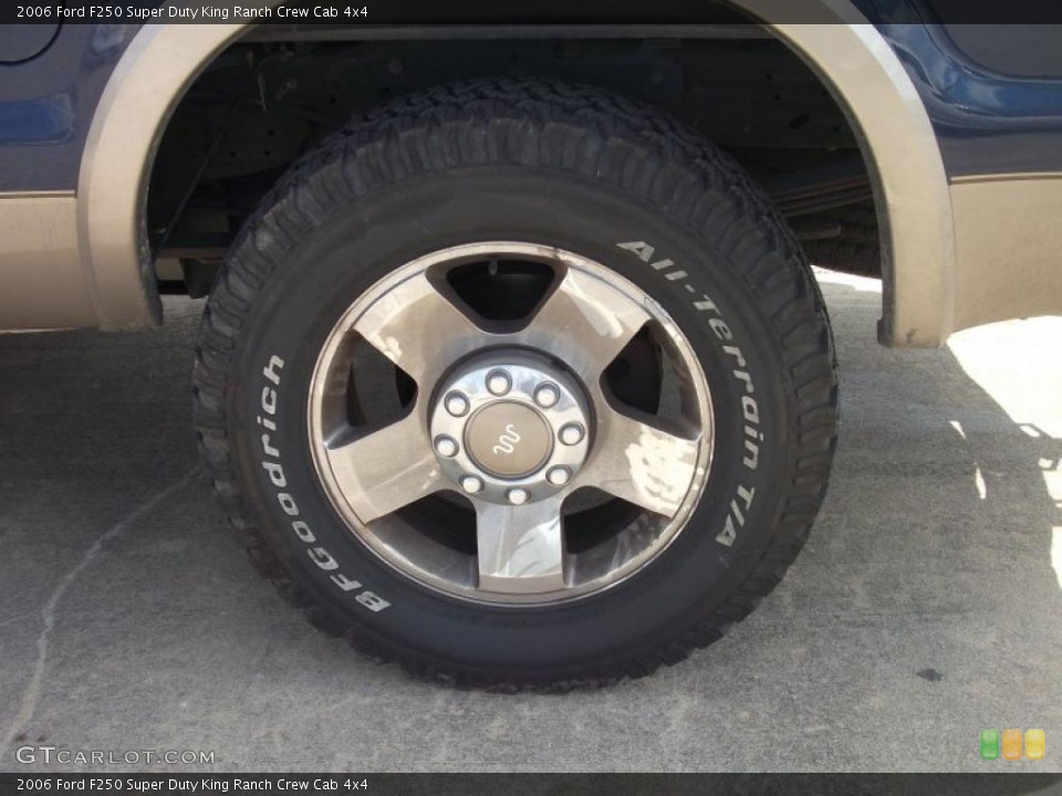 2006 Ford F250 Super Duty King Ranch Crew Cab 4x4 Wheel and Tire Photo #46680497
