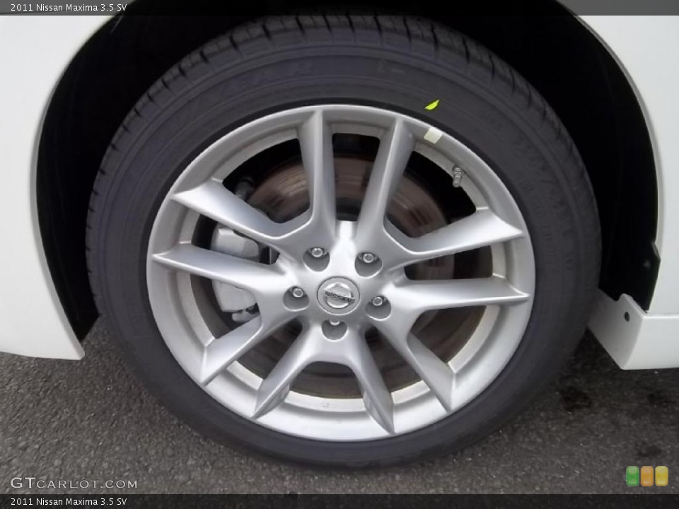 2011 Nissan Maxima 3.5 SV Wheel and Tire Photo #46685876