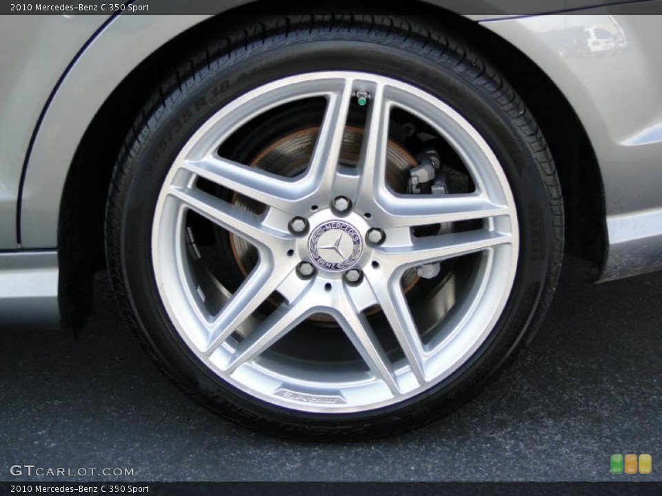 2010 Mercedes-Benz C 350 Sport Wheel and Tire Photo #46685945