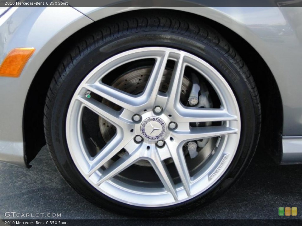 2010 Mercedes-Benz C 350 Sport Wheel and Tire Photo #46685960