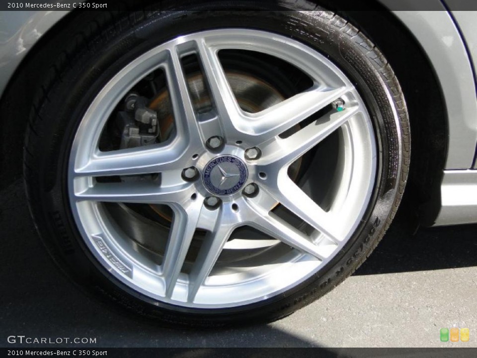 2010 Mercedes-Benz C 350 Sport Wheel and Tire Photo #46685993