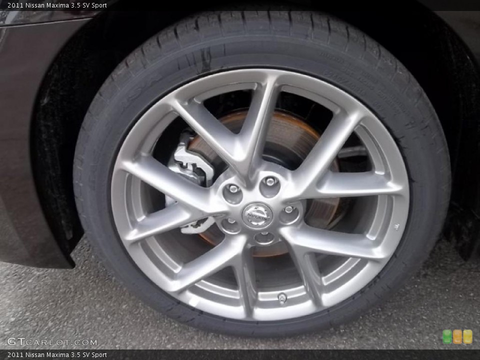 2011 Nissan Maxima 3.5 SV Sport Wheel and Tire Photo #46686980
