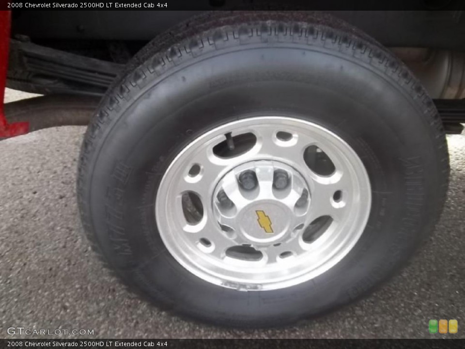 2008 Chevrolet Silverado 2500HD LT Extended Cab 4x4 Wheel and Tire Photo #46688105