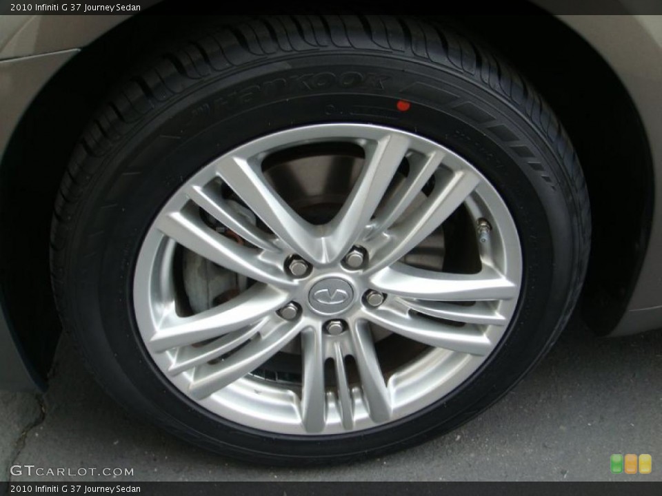2010 Infiniti G 37 Journey Sedan Wheel and Tire Photo #46690673