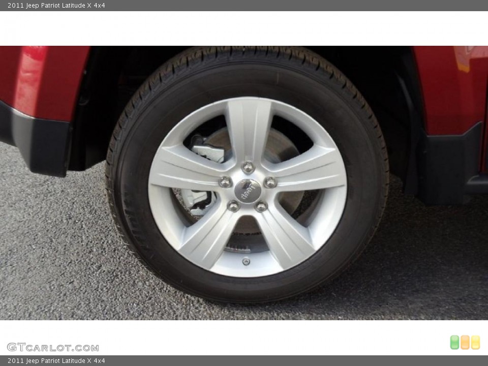 2011 Jeep Patriot Latitude X 4x4 Wheel and Tire Photo #46691378