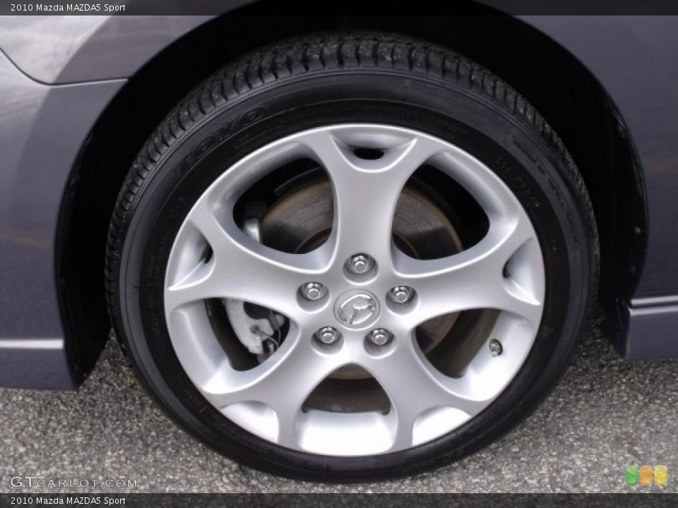 2010 Mazda MAZDA5 Sport Wheel and Tire Photo #46698552