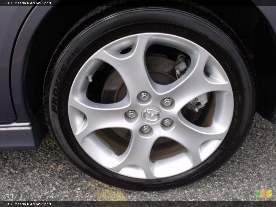 2010 Mazda MAZDA5 Sport Wheel and Tire Photo #46698567