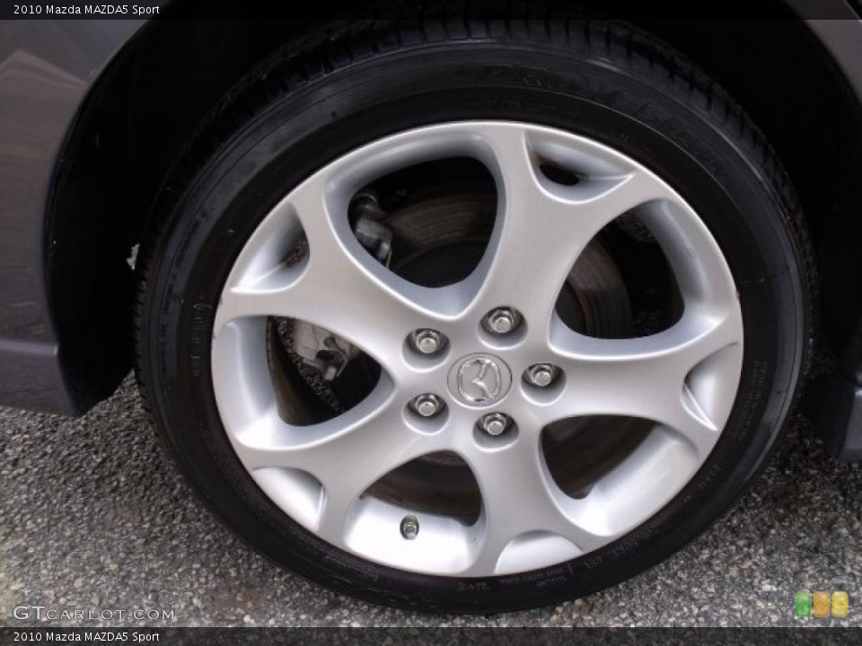 2010 Mazda MAZDA5 Sport Wheel and Tire Photo #46698579