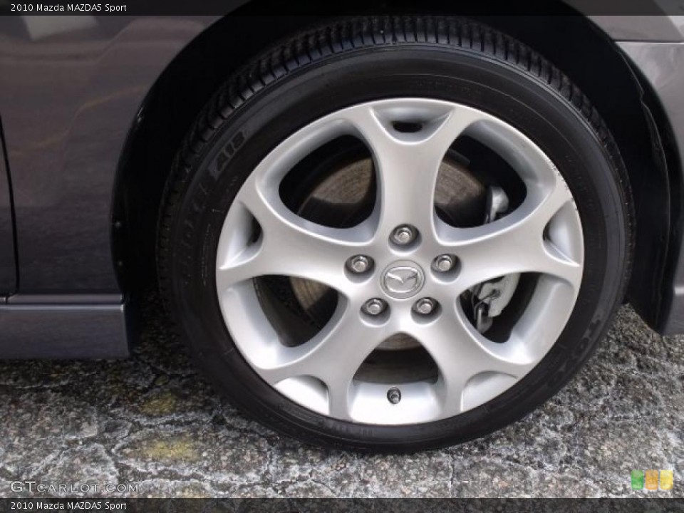 2010 Mazda MAZDA5 Sport Wheel and Tire Photo #46698591