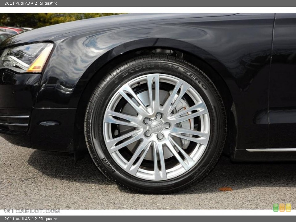 2011 Audi A8 4.2 FSI quattro Wheel and Tire Photo #46698888