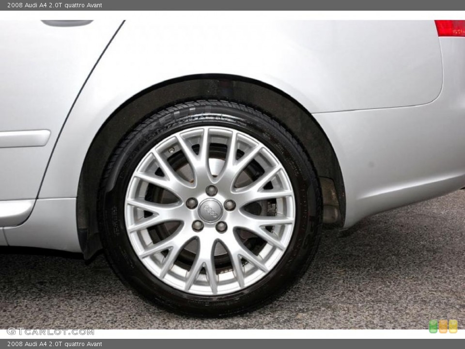 2008 Audi A4 2.0T quattro Avant Wheel and Tire Photo #46700835
