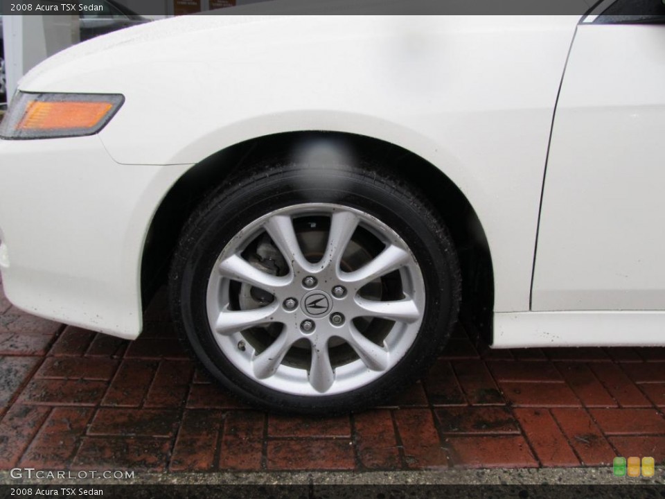 2008 Acura TSX Sedan Wheel and Tire Photo #46702614