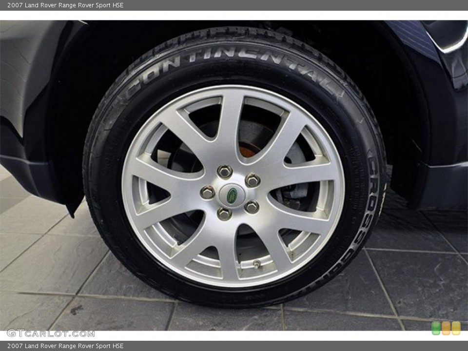 2007 Land Rover Range Rover Sport HSE Wheel and Tire Photo #46706124