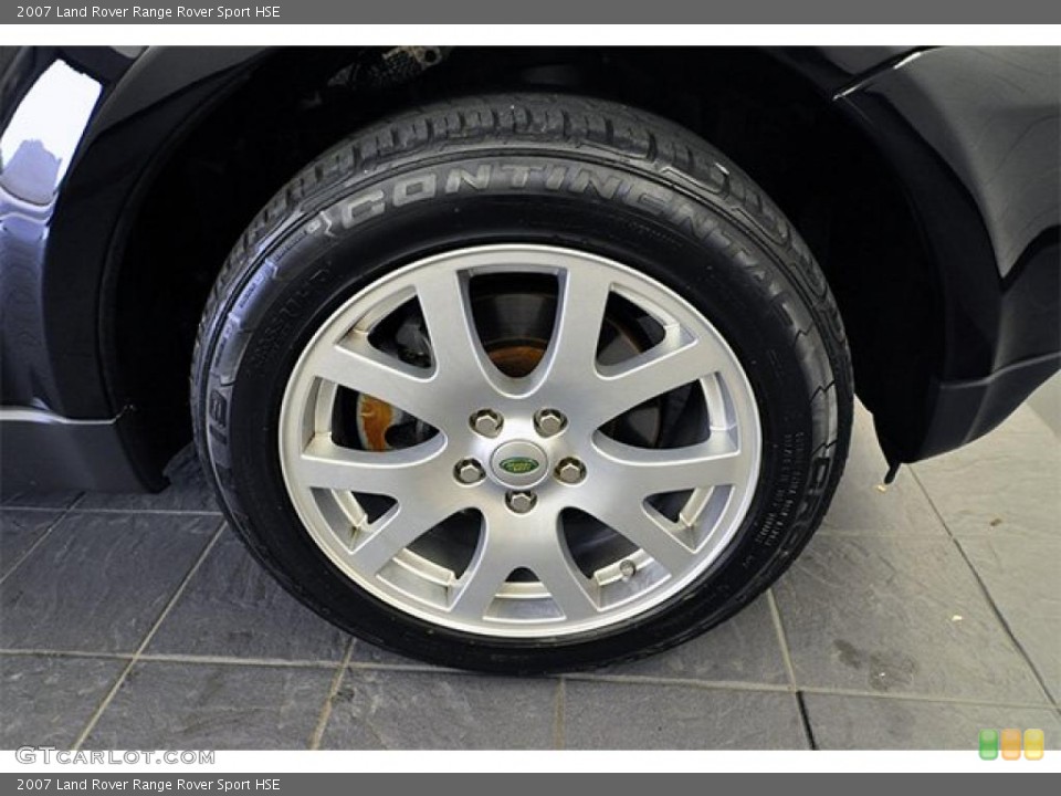 2007 Land Rover Range Rover Sport HSE Wheel and Tire Photo #46706178