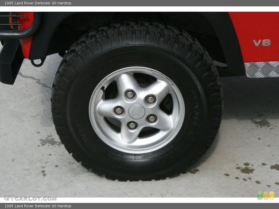 1995 Land Rover Defender 90 Hardtop Wheel and Tire Photo #46706898