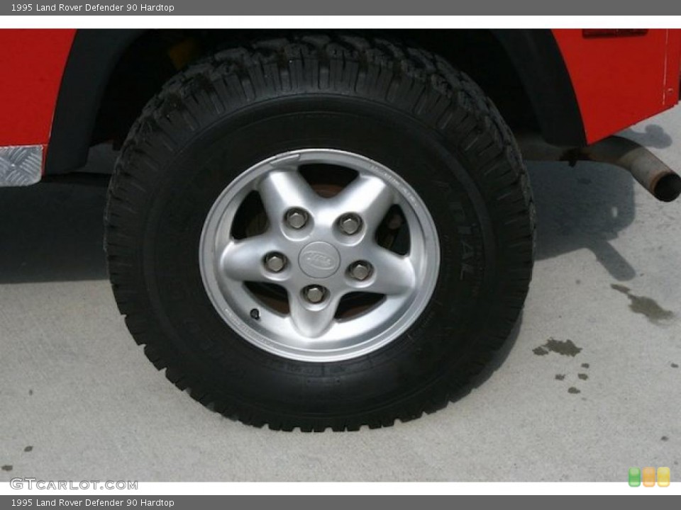 1995 Land Rover Defender 90 Hardtop Wheel and Tire Photo #46706913
