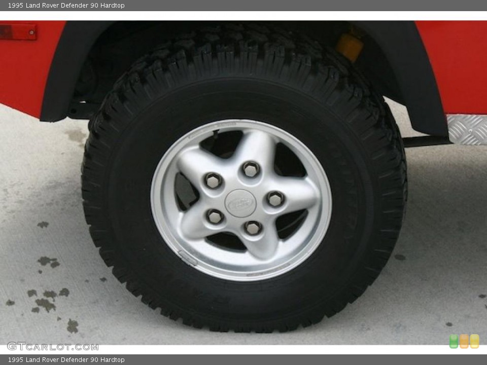 1995 Land Rover Defender 90 Hardtop Wheel and Tire Photo #46706928