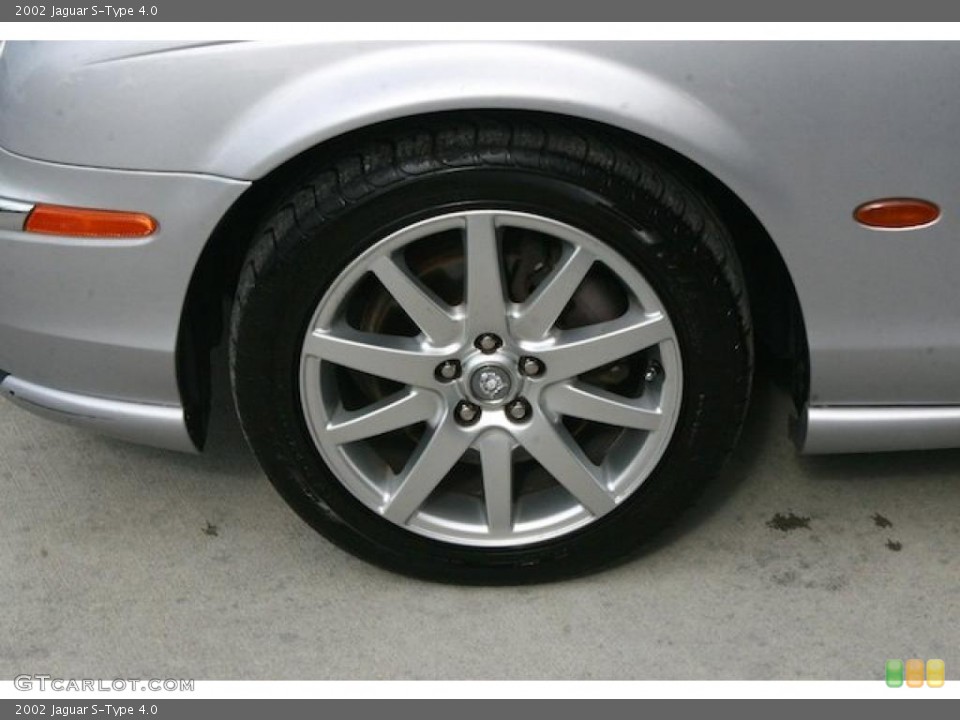 2002 Jaguar S-Type 4.0 Wheel and Tire Photo #46708254