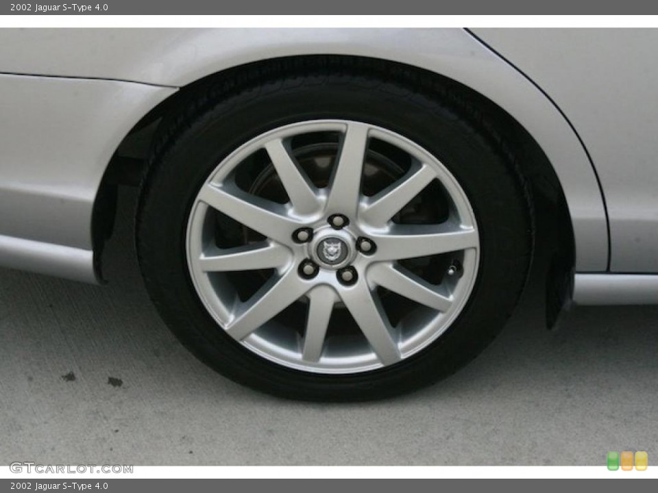 2002 Jaguar S-Type 4.0 Wheel and Tire Photo #46708281