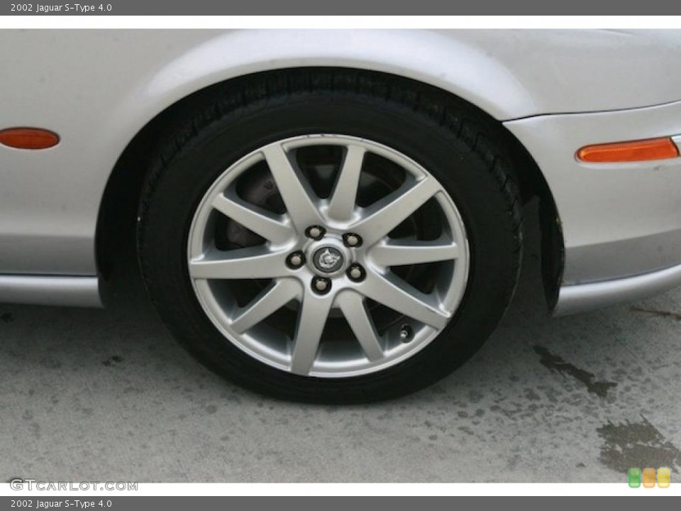 2002 Jaguar S-Type 4.0 Wheel and Tire Photo #46708290