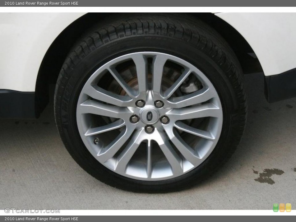 2010 Land Rover Range Rover Sport HSE Wheel and Tire Photo #46709664