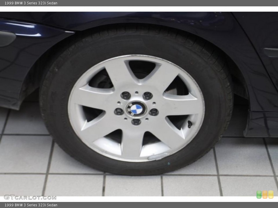 1999 BMW 3 Series 323i Sedan Wheel and Tire Photo #46710810