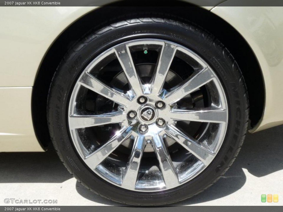 2007 Jaguar XK XK8 Convertible Wheel and Tire Photo #46713261