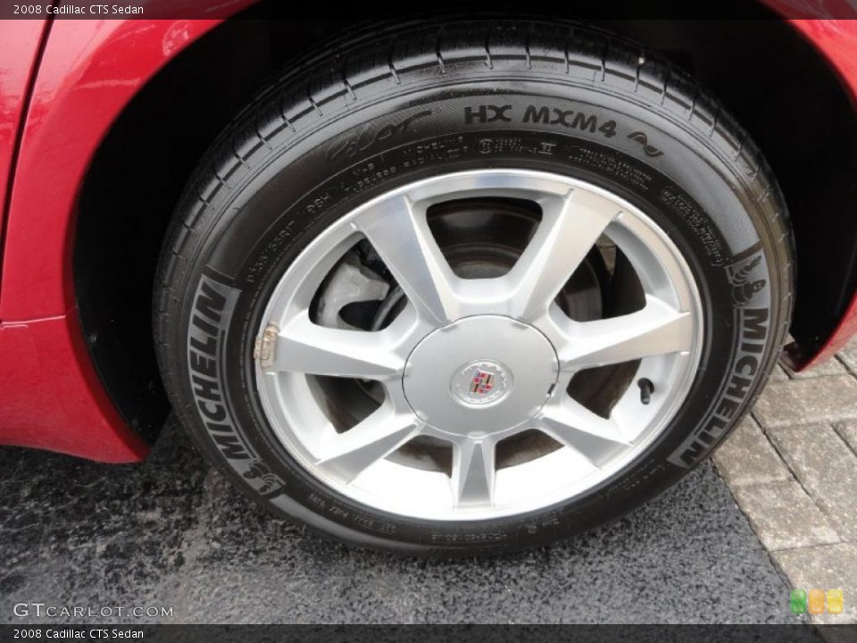 2008 Cadillac CTS Sedan Wheel and Tire Photo #46714953