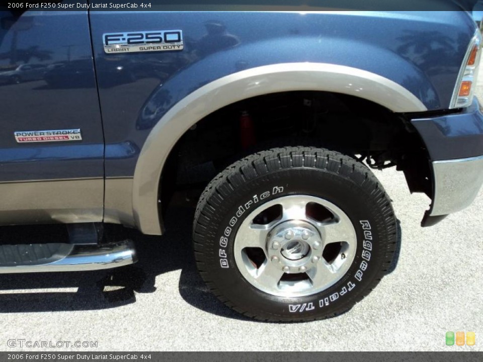 2006 Ford F250 Super Duty Lariat SuperCab 4x4 Wheel and Tire Photo #46715553