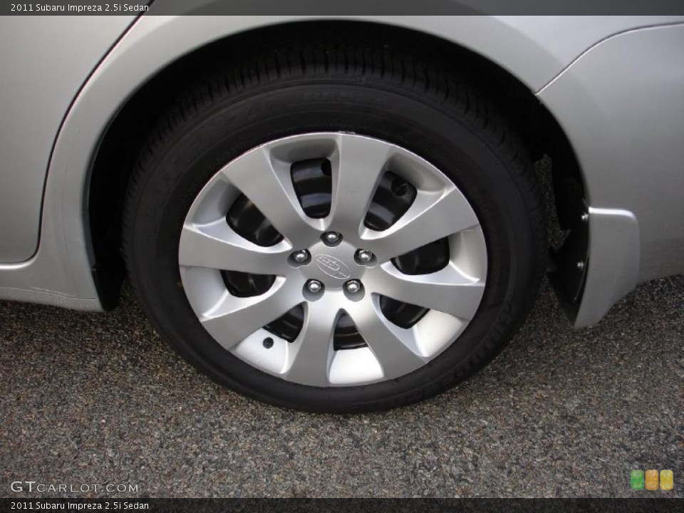 2011 Subaru Impreza 2.5i Sedan Wheel and Tire Photo #46717401