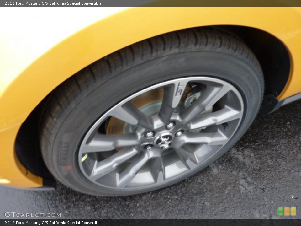 2012 Ford Mustang C/S California Special Convertible Wheel and Tire Photo #46720221