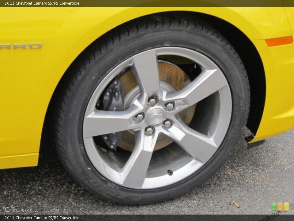 2011 Chevrolet Camaro SS/RS Convertible Wheel and Tire Photo #46723866