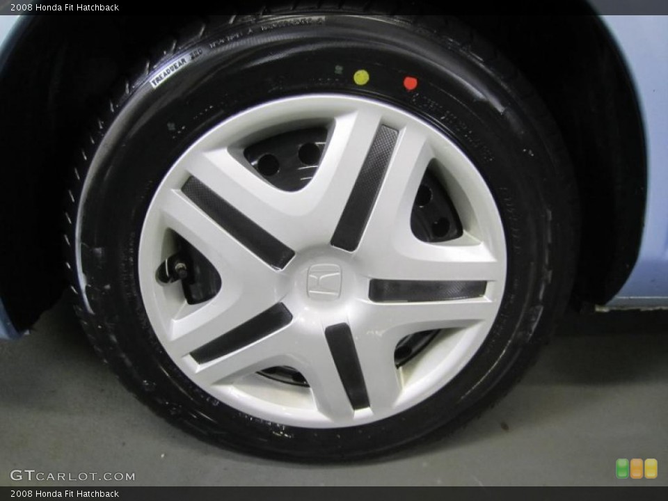 2008 Honda Fit Hatchback Wheel and Tire Photo #46724937