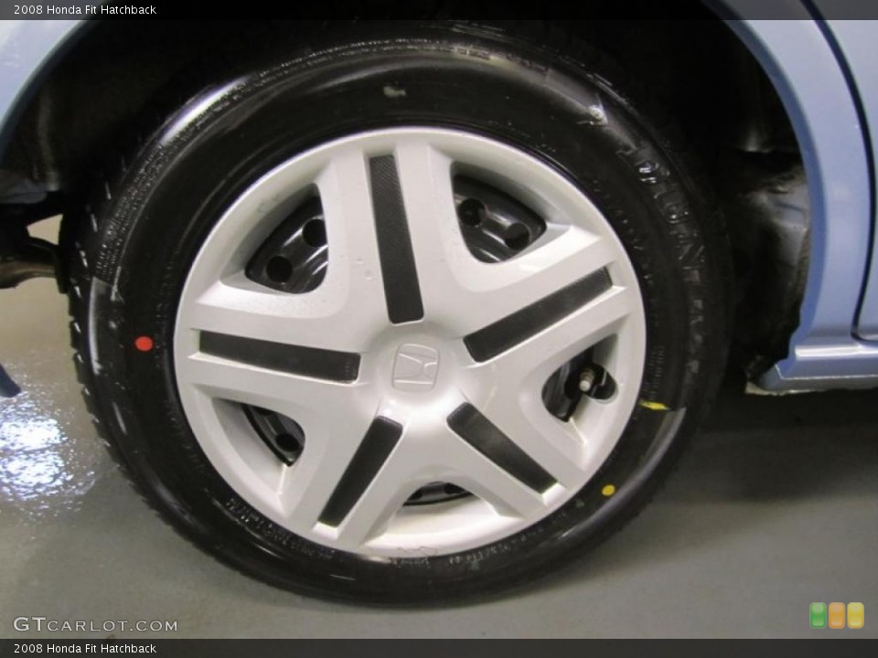 2008 Honda Fit Hatchback Wheel and Tire Photo #46725051