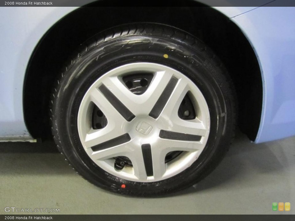 2008 Honda Fit Hatchback Wheel and Tire Photo #46725066