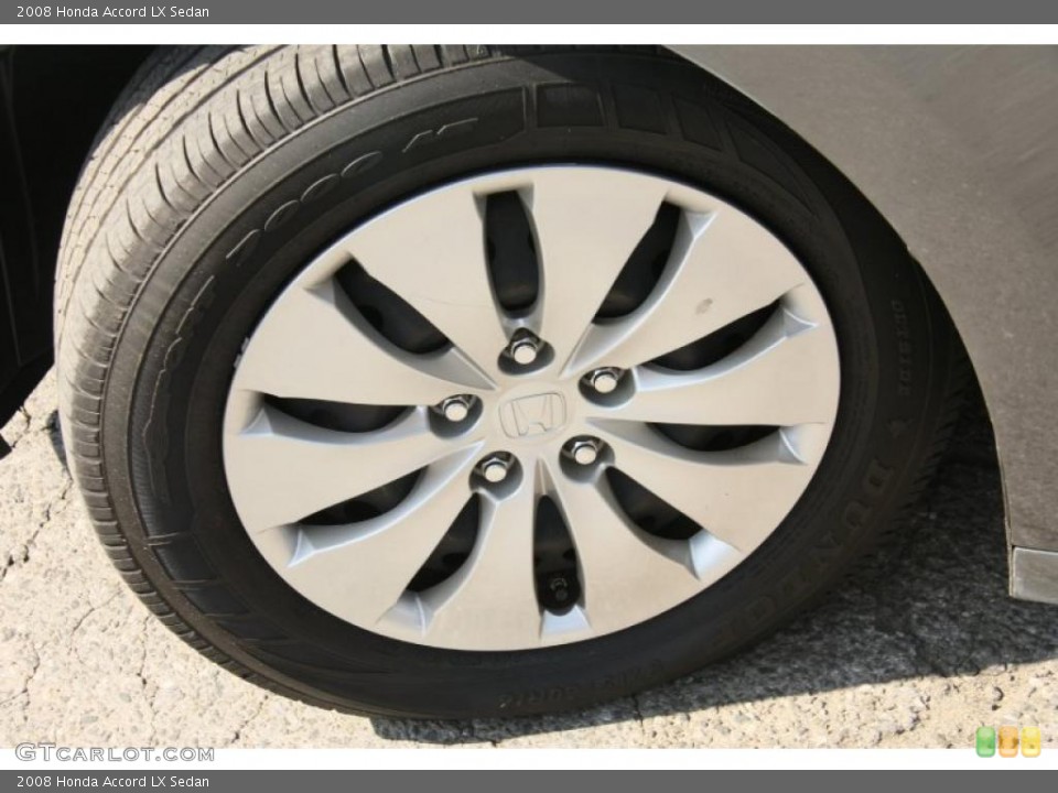 2008 Honda Accord LX Sedan Wheel and Tire Photo #46728063