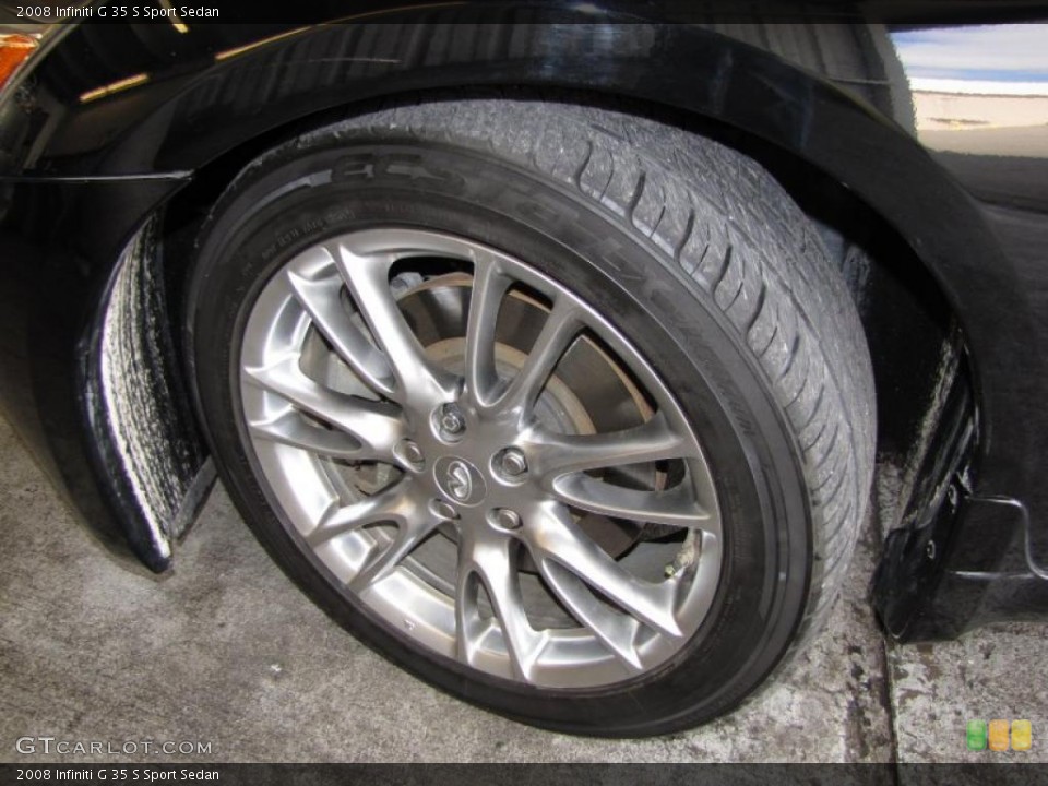 2008 Infiniti G 35 S Sport Sedan Wheel and Tire Photo #46729194