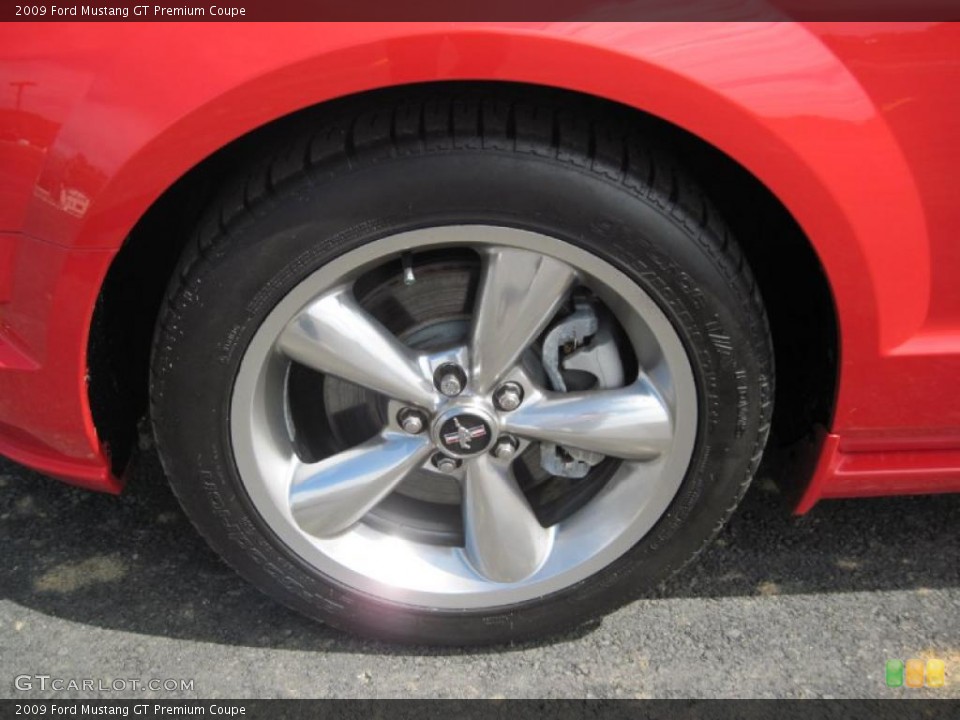 2009 Ford Mustang GT Premium Coupe Wheel and Tire Photo #46732845