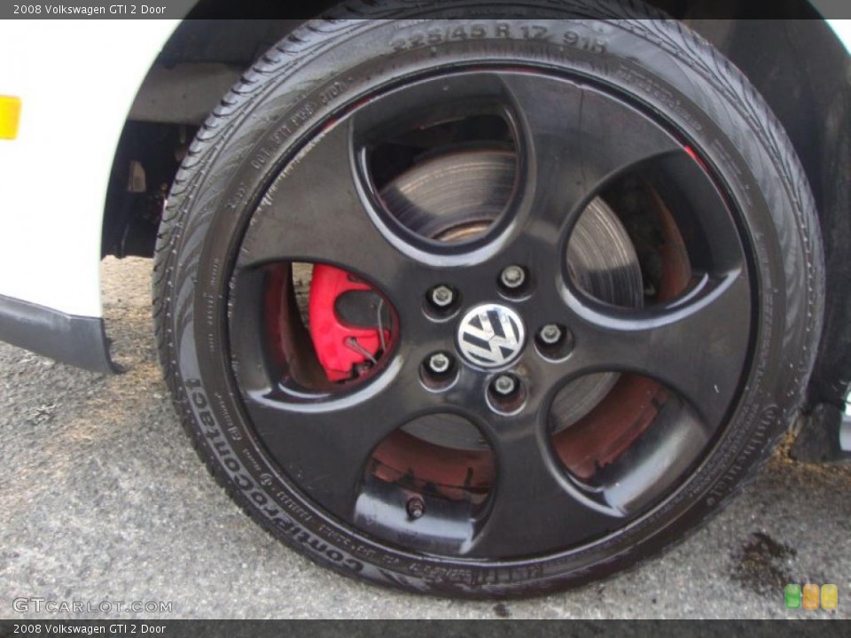 2008 Volkswagen GTI 2 Door Wheel and Tire Photo #46738651
