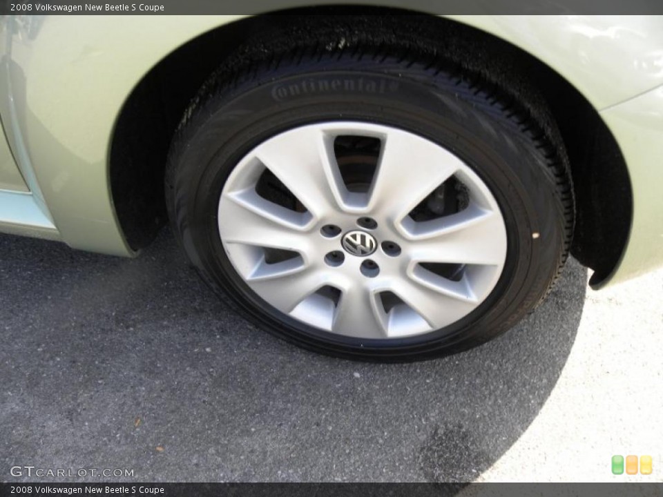 2008 Volkswagen New Beetle S Coupe Wheel and Tire Photo #46740601
