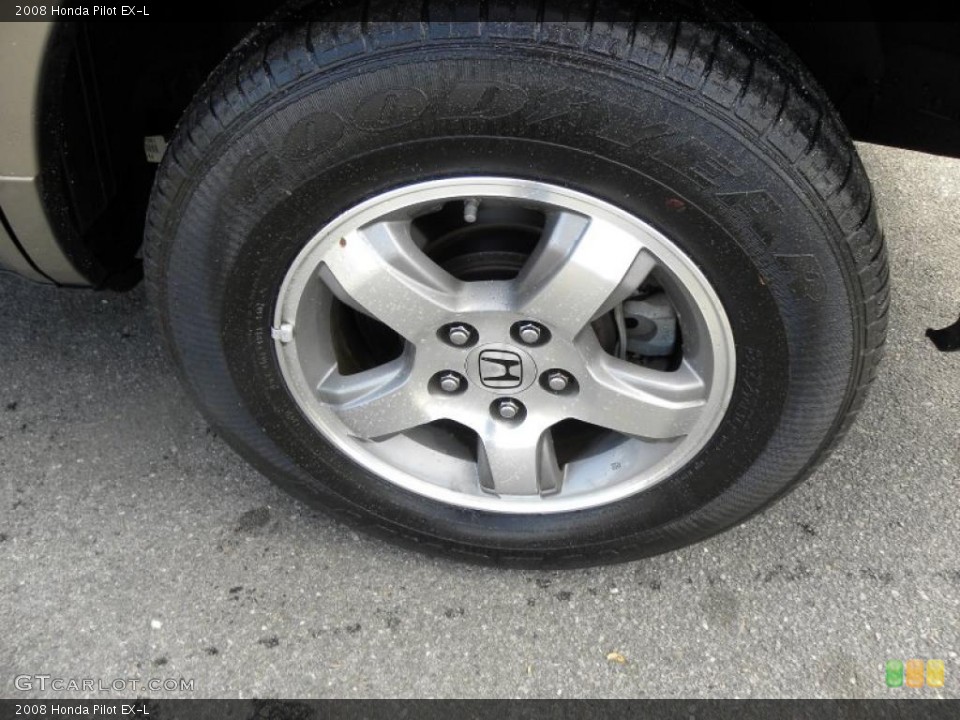 2008 Honda Pilot EX-L Wheel and Tire Photo #46741816